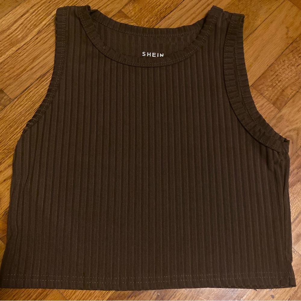 Brown tank top